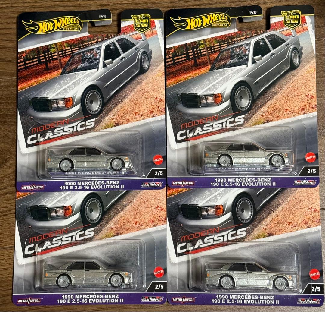 ホットウィール　ベンツ4台セット Premium Collector Set Mercedes-Benzのラインナップまとめ[GMH39-986H