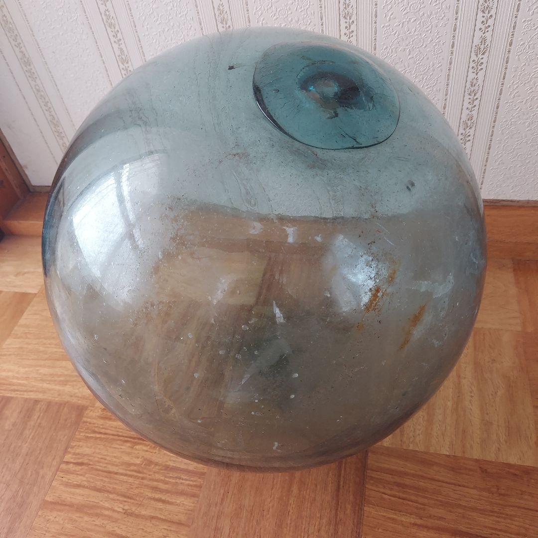 ガラス玉浮き玉 大40cm - メルカリ