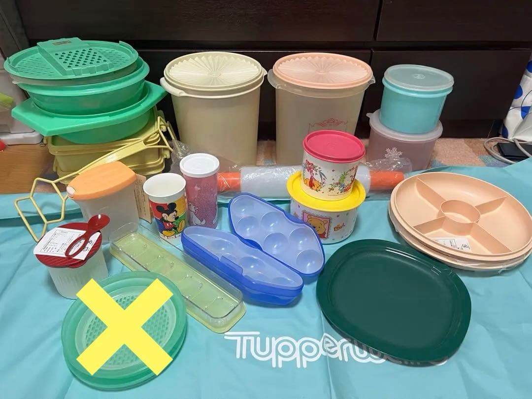 Tupperware 食品保存容器セット　まとめ売り タッパーウェア Tupperware まとめ売り いろいろ 4点 保存容器｜Yahoo