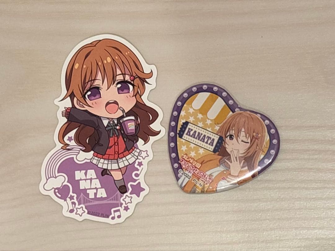 近江彼方遊園地LoveLive!FanFunFestival缶バッジ ステッカー - メルカリ