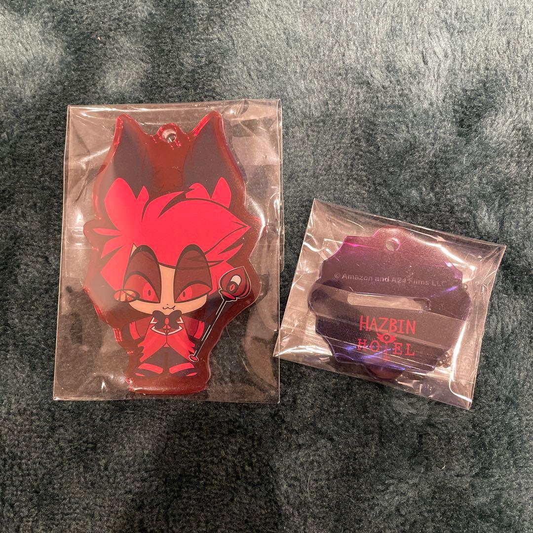 ハズビンホテル　アラスター　アクリルスタンド　アクリルキーホルダー　ポップアップ ハズビンホテル POPUP アクスタにもなるアクリルキーホルダー