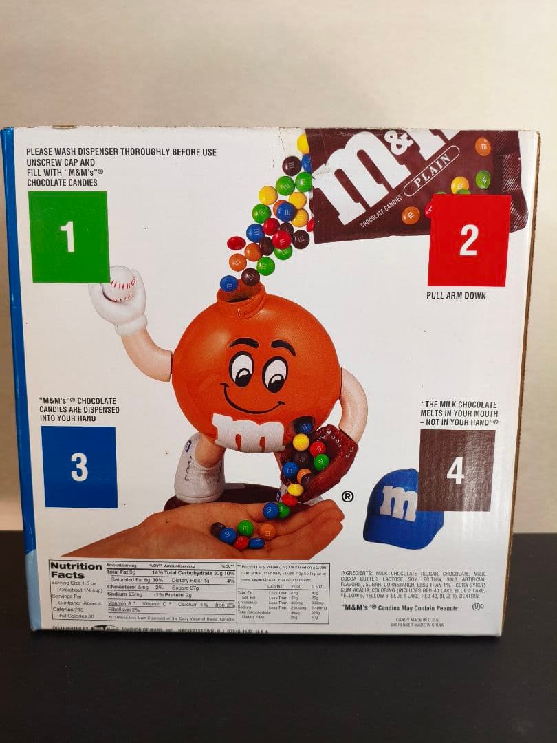 1995年 M&M's オレンジ 野球 ディスペンサー 限定品 - メルカリ