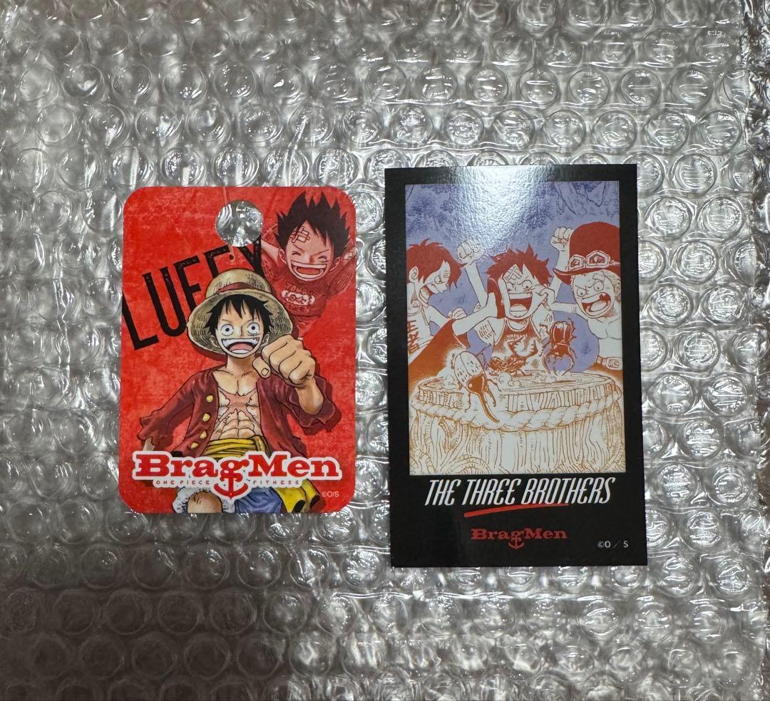 ワンピース ONE PIECE BragMenチェキ風カード 三兄弟 おまけ付き