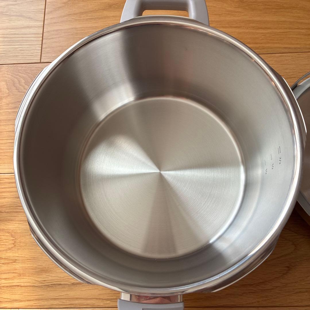 【新品・未使用】タッパーウェア　レインボークッカー　圧力鍋　4.5L