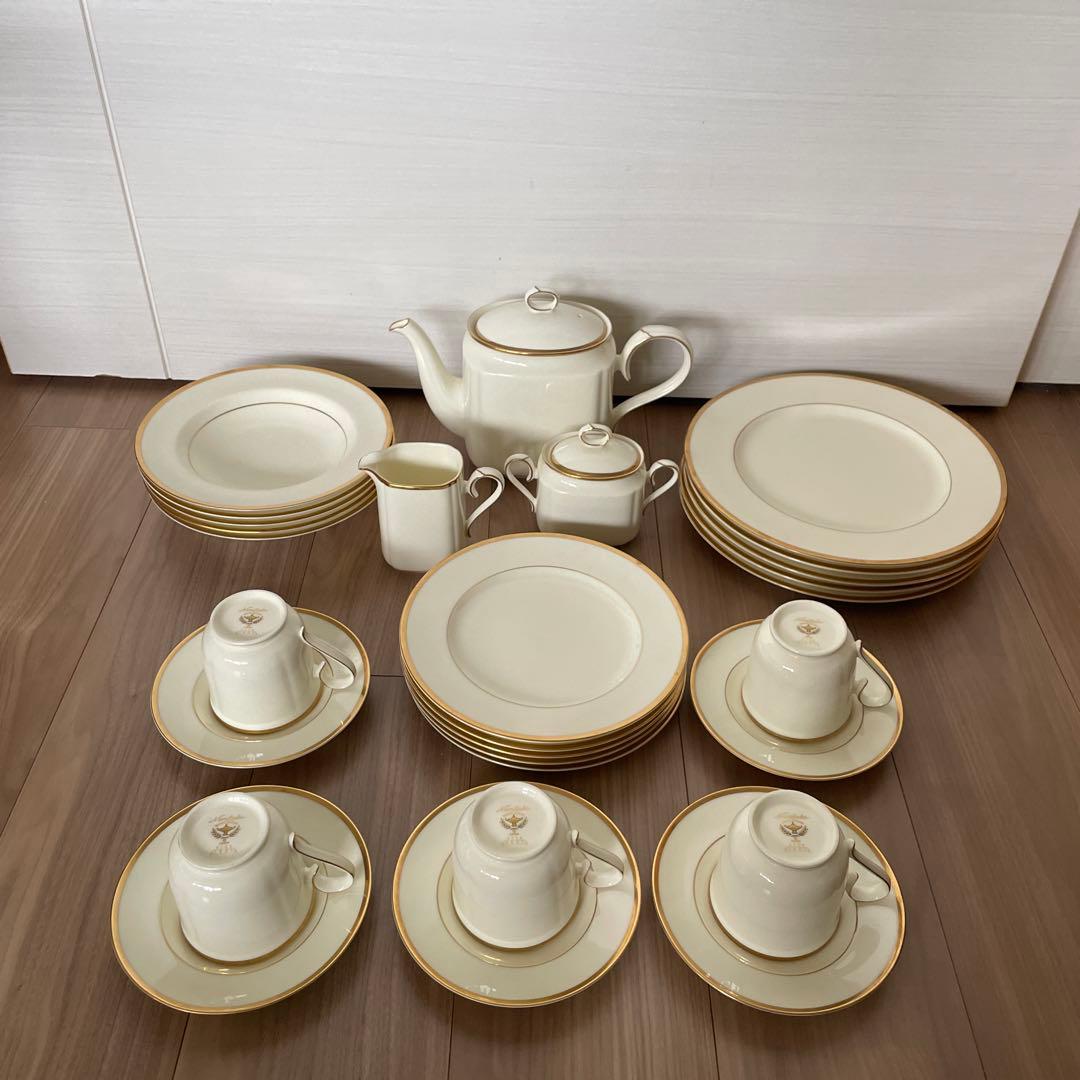 希少】Noritake ノリタケ トロイ TROY ディナーセット24点 5人