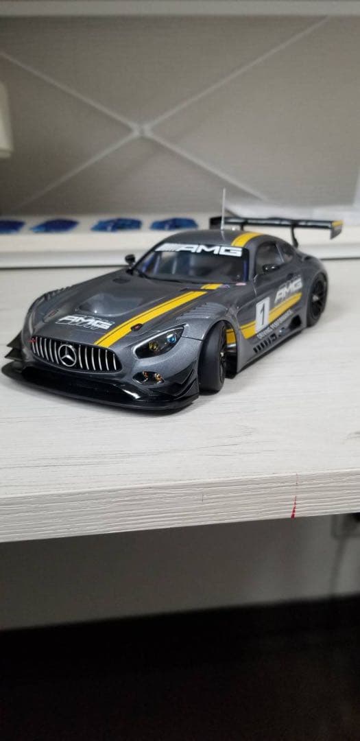 AMG GT3 レーシングカー モデル Ixo 1:18 Mercedes-AMG GT3 Mamba #55 24h Nürburgring 2022 Mercedes