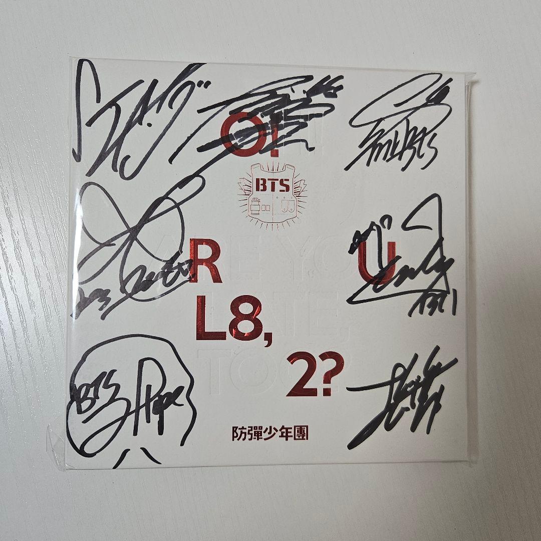 値下中！！！BTS 防弾少年団 (3名当選) サイン入りCD - メルカリ