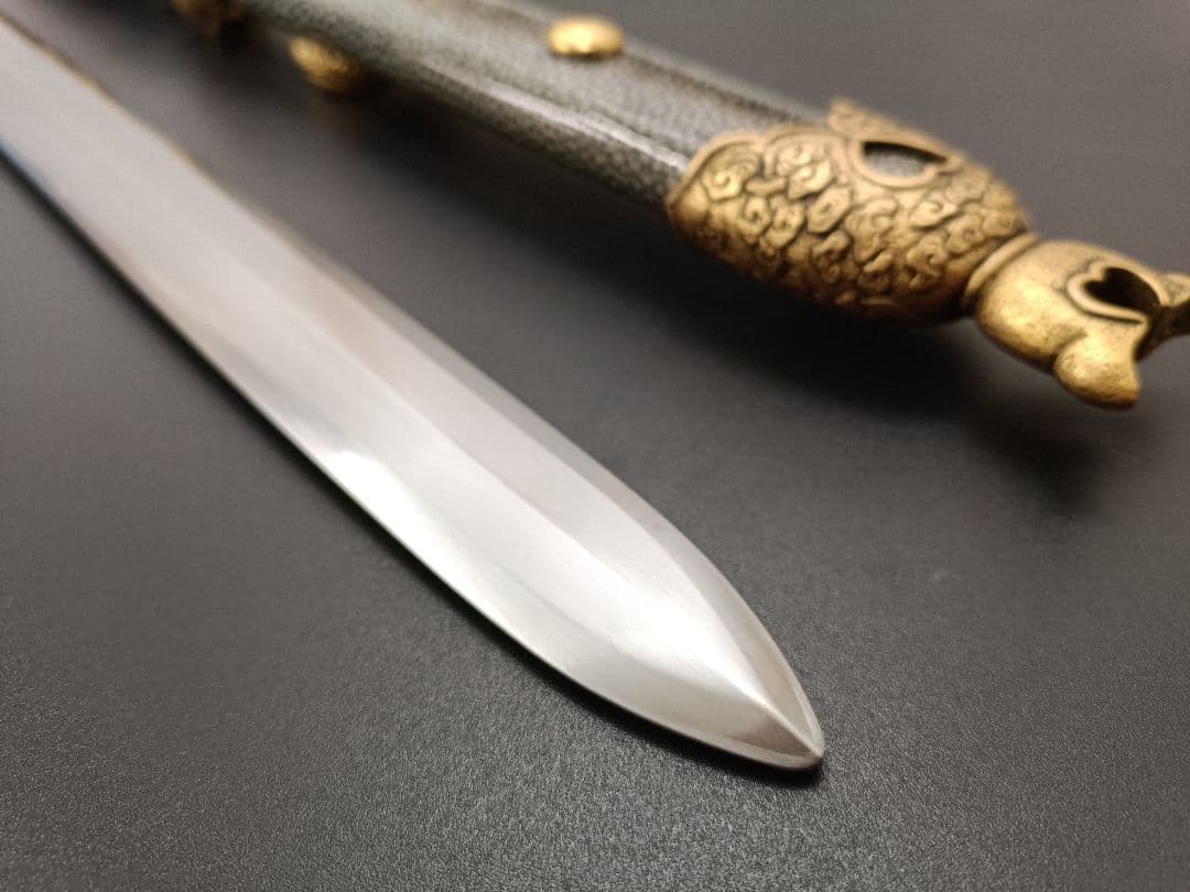供養品 模造剣 倶利伽羅剣 鋼剣 刃なし 不動明王法具 剣装具拵 法剣拵