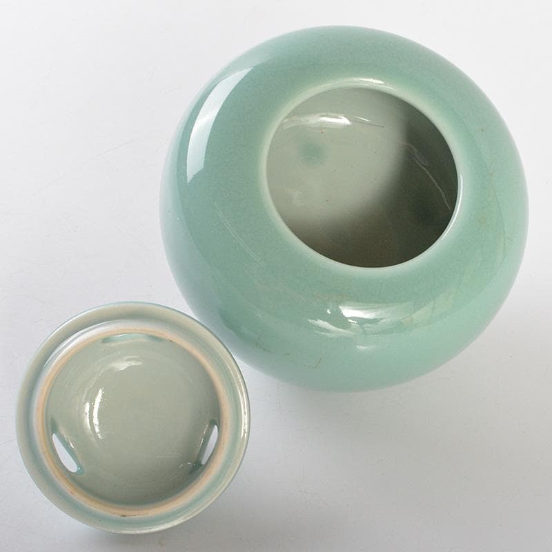 茶道具 板谷波山作 青磁 三足香爐 共布共箱 M R6770 - メルカリ