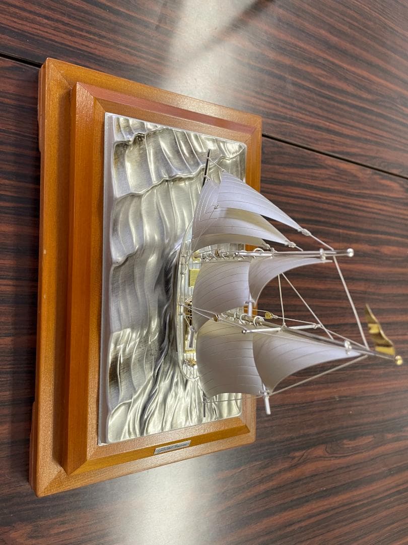 関 武比古 作 yacht TAKEHIKO 銀細工 ヨット SILVER 銀製