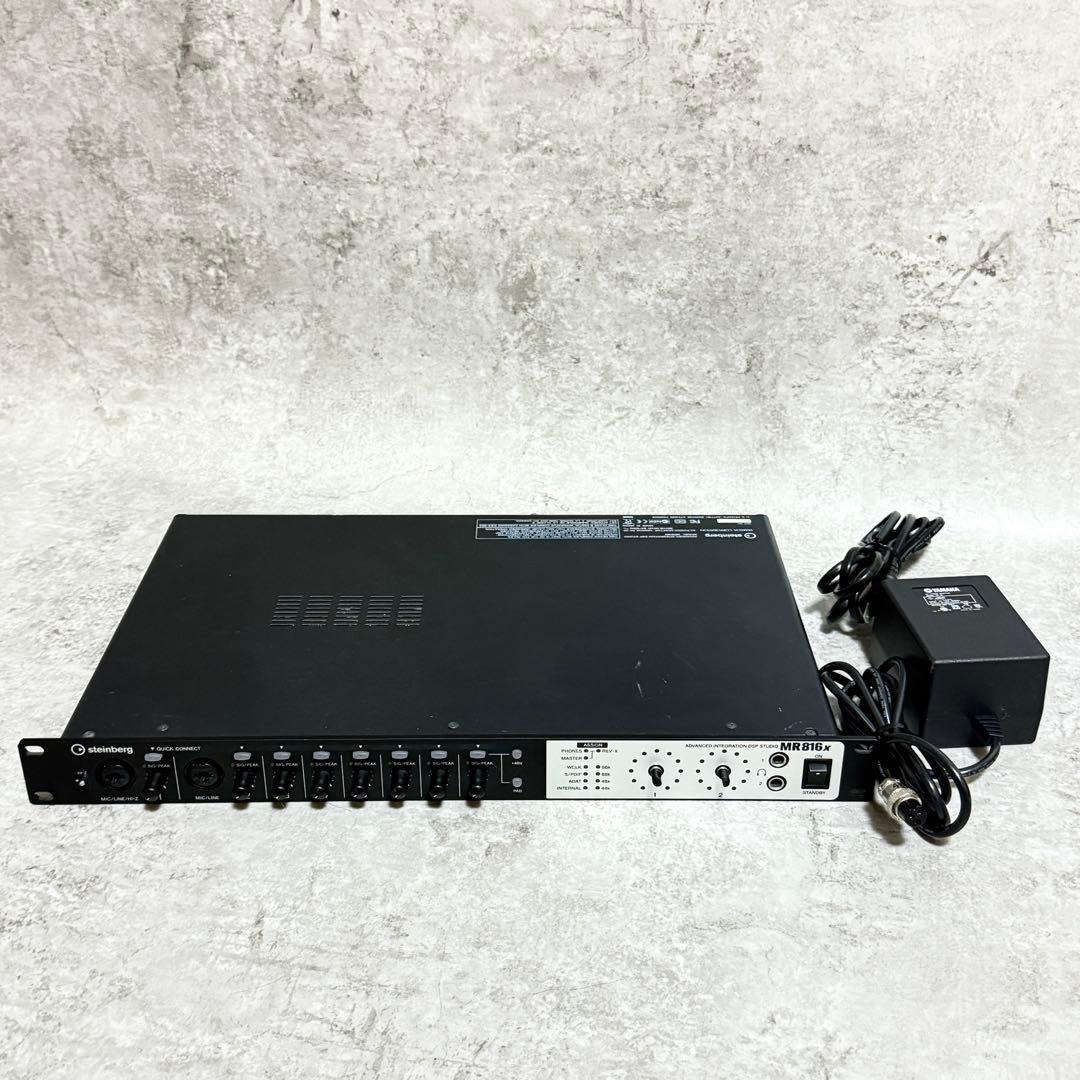 ☆通電確認☆Steinberg MR816X オーディオインターフェース
