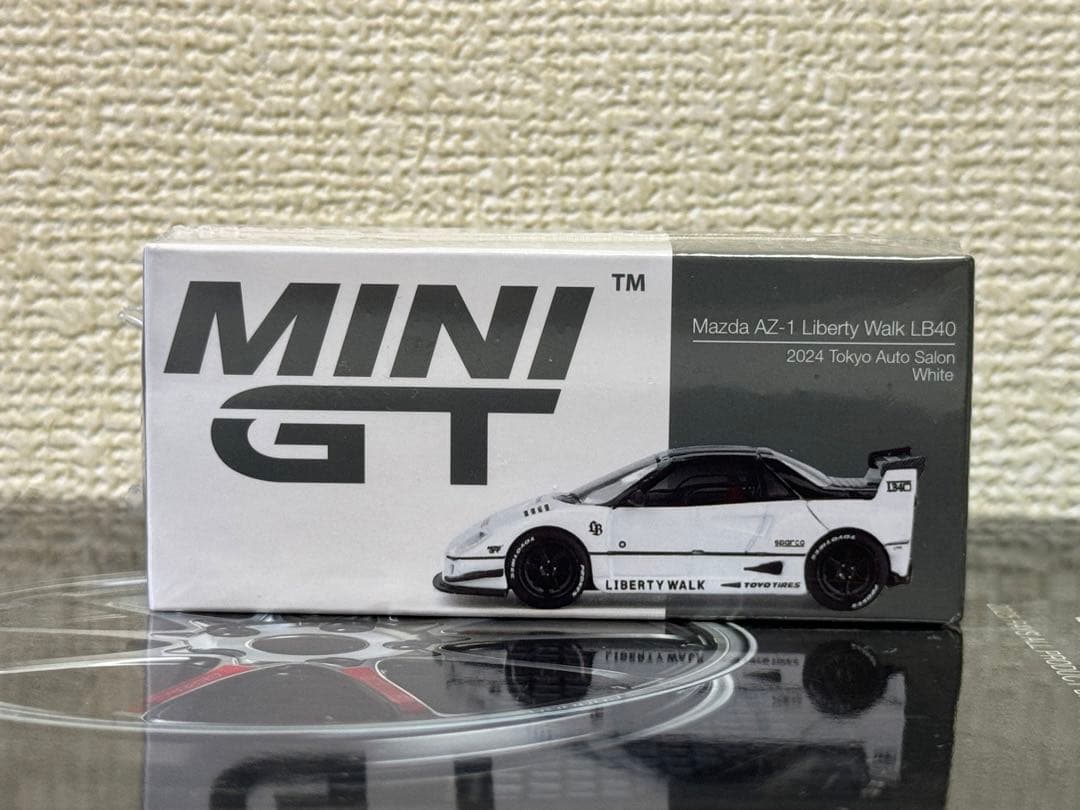 ミニカー MINIGT 1/64 Mazda AZ-1 Liberty Walk LB40 MINI GT 1/64 Mazda AZ-1 Liberty Walk LB40 White 2024 Tokyo Auto