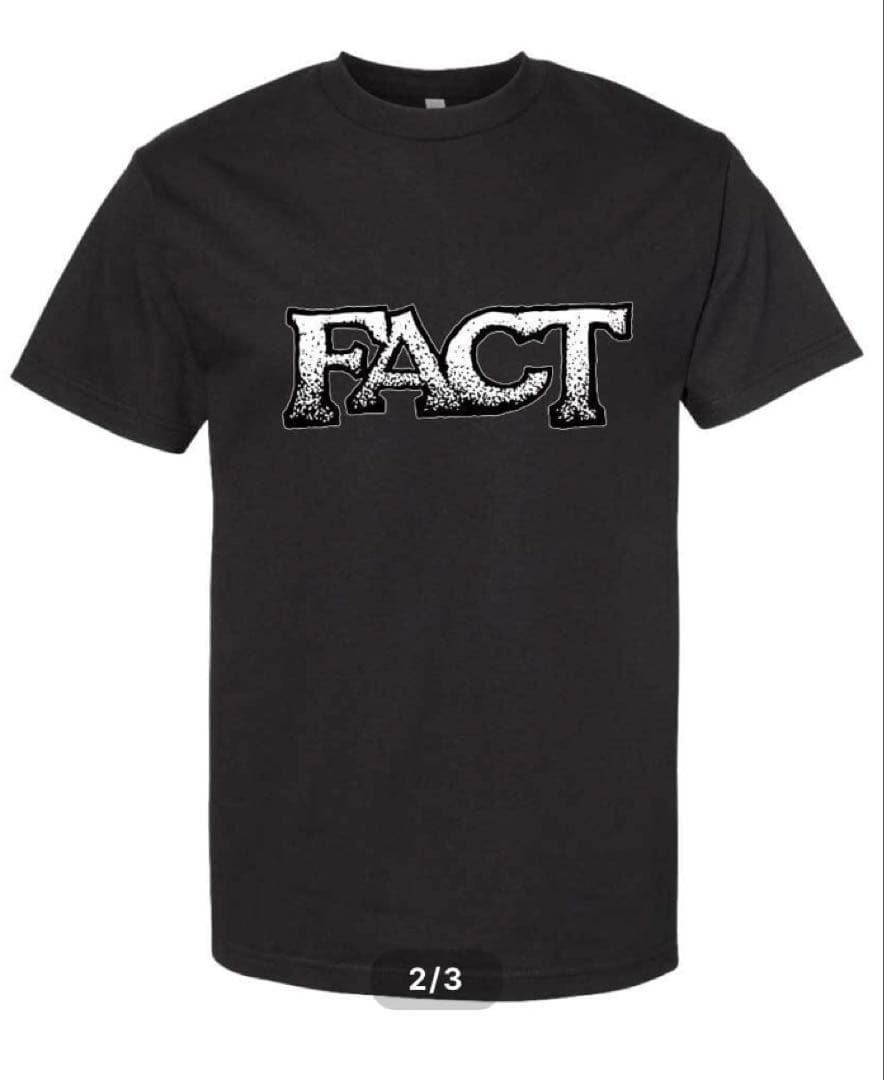 FACT F LOGO Tee 新品未開封 XXLサイズ - メルカリ