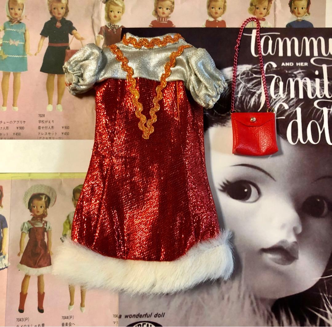 ラメのおしゃれ着(あるいは シクラメンのドレス)＊タミーちゃん Tammy