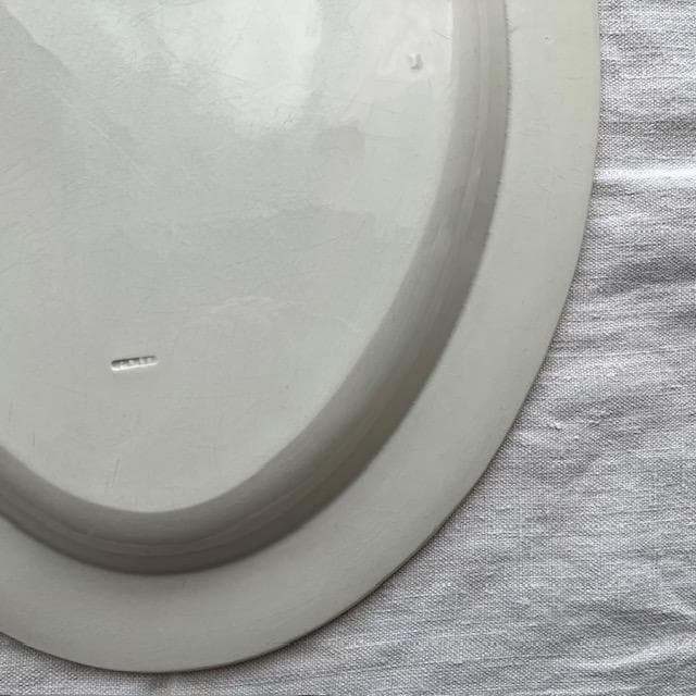 希少！美品◇クレイユ単刻印オーバルプレート大皿モントローオクトゴ