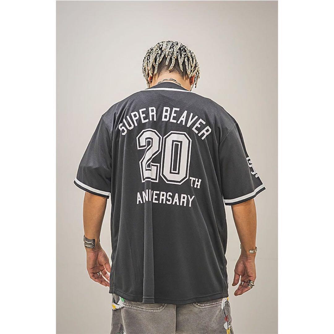 SUPER BEAVER 20th ユニホーム ブラック L ベースボールシャツ - メルカリ
