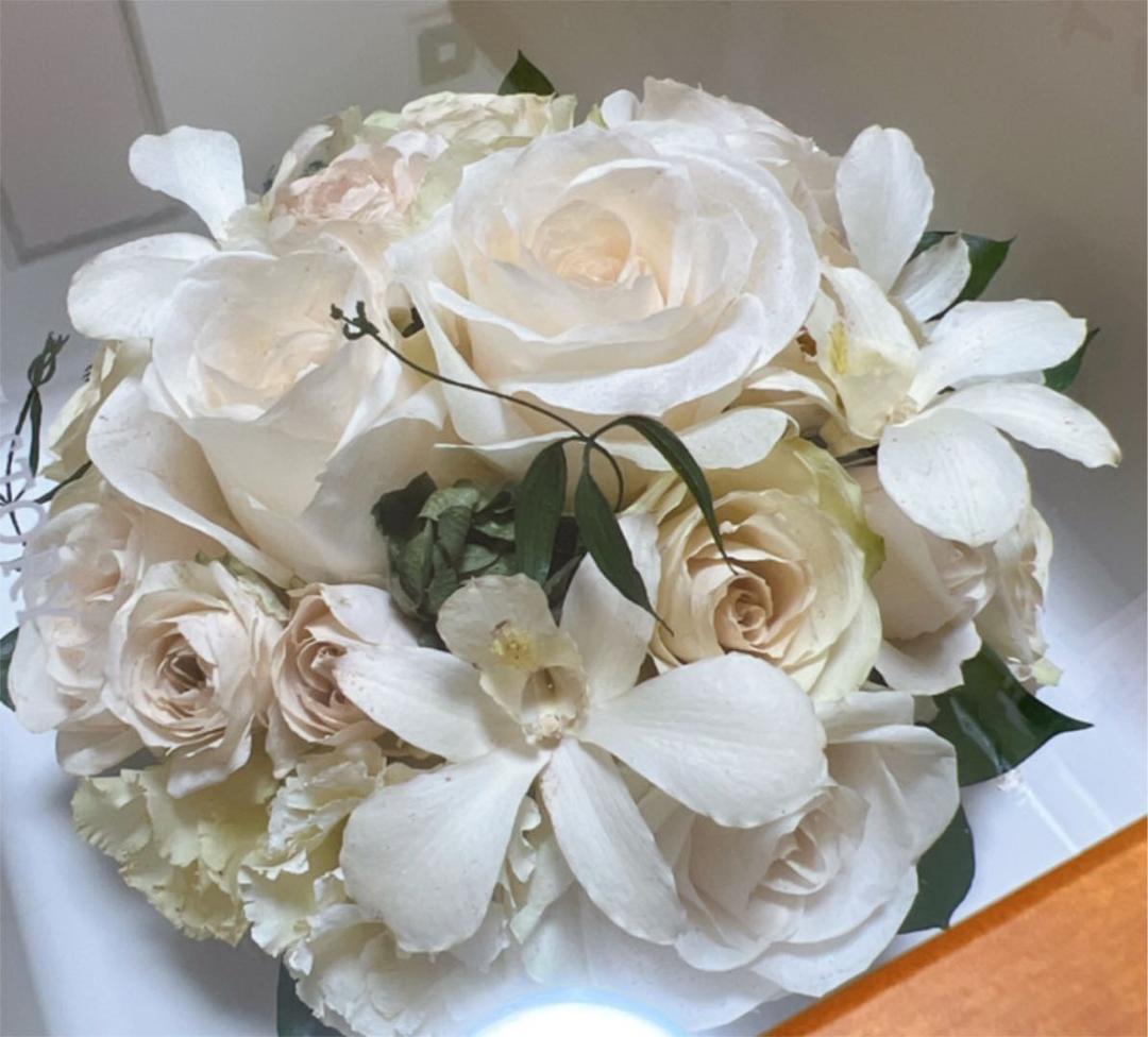 アフターブーケ♡ ちゃんと写真を撮れば良かったなと思うんだけど、ブーケはこの時期に