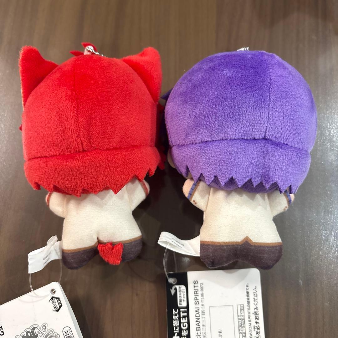 2体セット 赤髪と紫髪のぬいぐるみキャラクター すとぷり - メルカリ