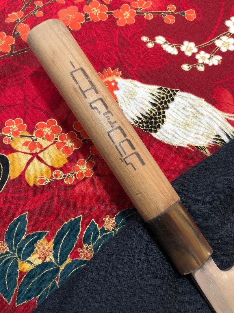 研ぎ済み】青鋼・本鍛錬 水牛口 堺神徳 柳刃包丁 和包丁 ナイフ
