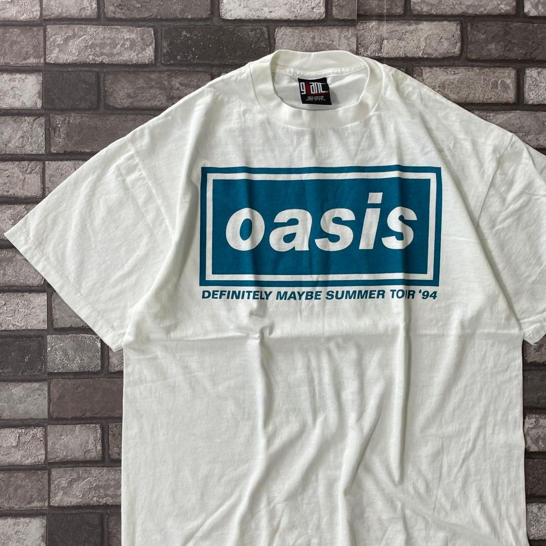 oasis オアシス 94 tour S/S band T shirt xl - メルカリ