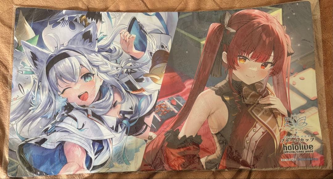 最安値】白上フブキ 宝鐘マリン プレイマット ブルームカップDX