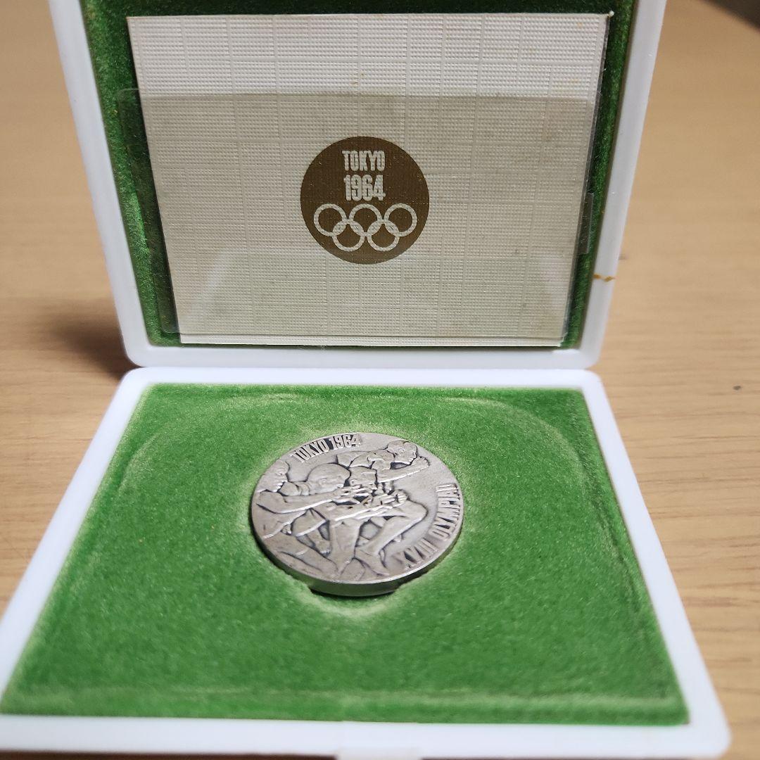 東京オリンピック 1964 　銀メダル 東京オリンピック 1964年 銀メダル 記念メダル - メルカリ