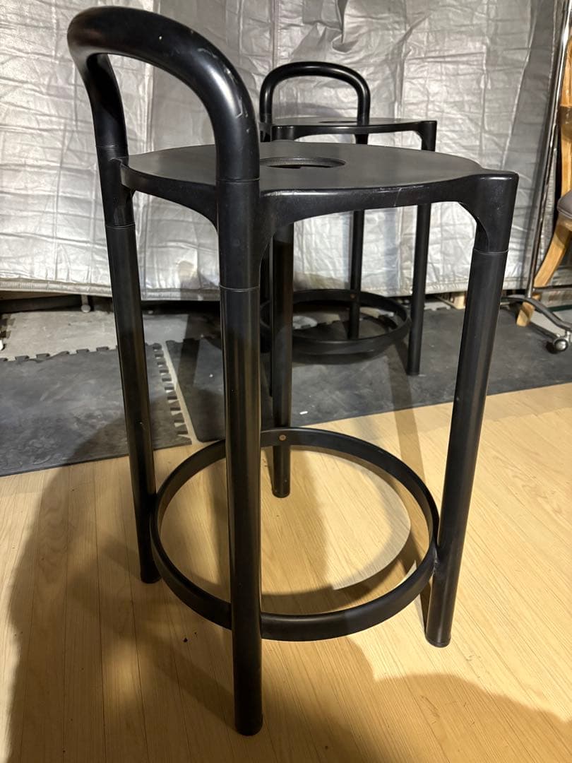 ②希少 Kartell カルテル カウンターチェア 80's? ちょいキズ
