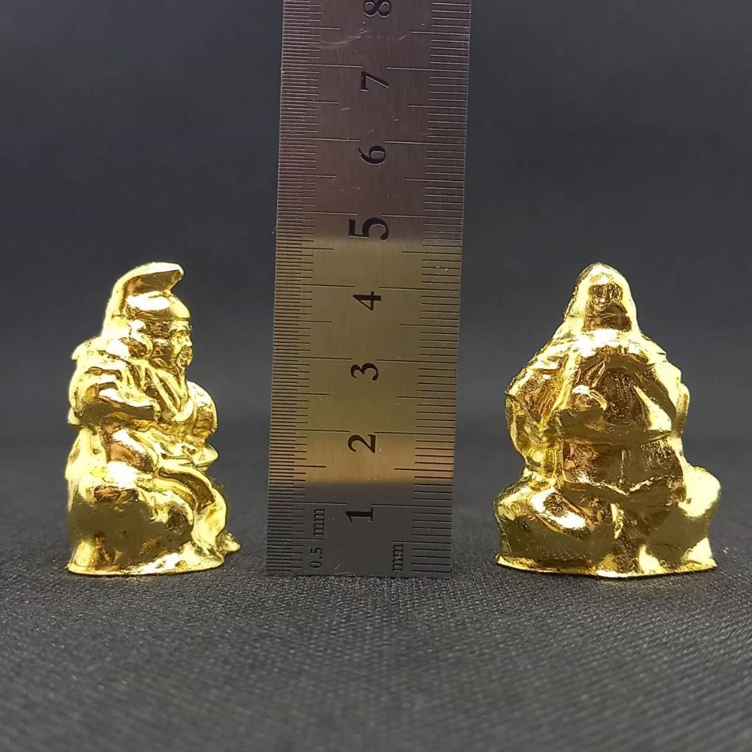 24k純金貼り【超強力】大金運恵比寿天（えびすてん）様オルゴナイト