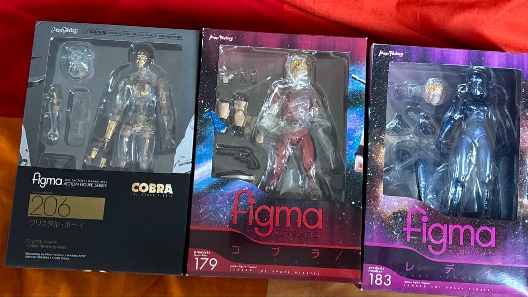 figma コブラ/アーマロイド レディ/クリスタルボーイ 3種セット