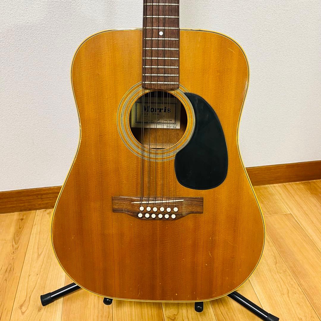 超希少品 MORRIS B23 12弦ギター ヨシノ製ヴィンテージアコギ - メルカリ