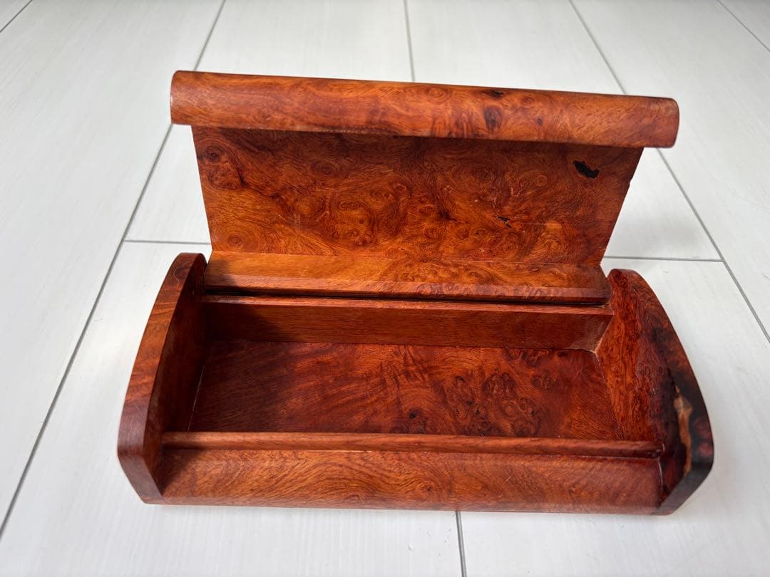 新品】花梨 瘤杢 無垢材 ジュエリーボックス⭐️小物入れ⭐️宝石箱