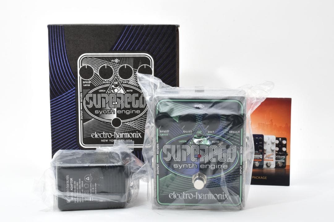 新品 未使用 Electro-Harmonix Superego Amazon.com: Electro Harmonix Superego Synth Engine Guitar Effects