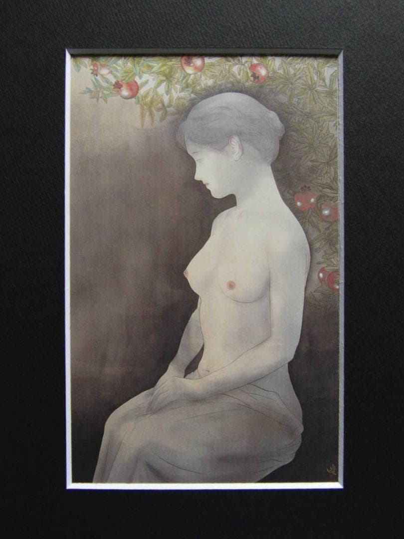 吉川優、【夢】、希少画集より、状態良好、新品高級額装付