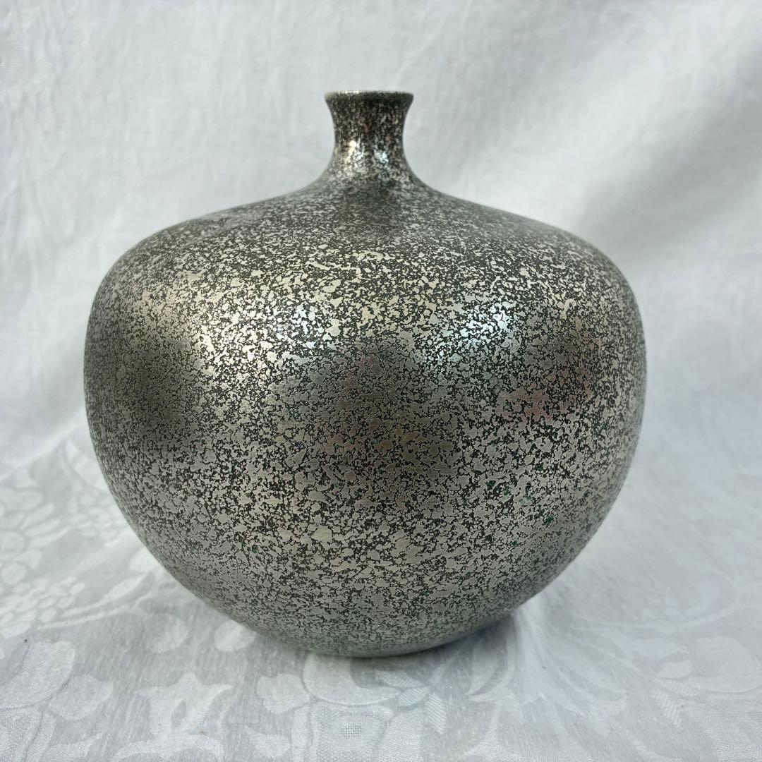 松和堂造 松崎福三郎原型 青銅花瓶 飾り壺 置物 骨董品 - メルカリ