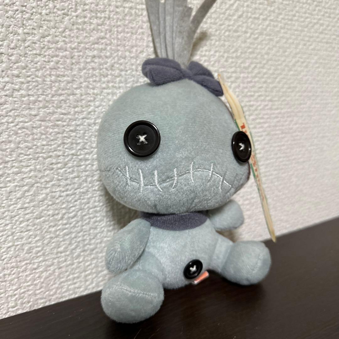 当時モノ・希少】 リロ&スティッチ スクランプ モノクロ ぬいぐるみ