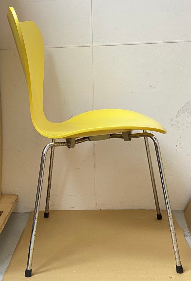 Fritz Hansen フリッツハンセン セブンチェア 1996年製 黄 - メルカリ