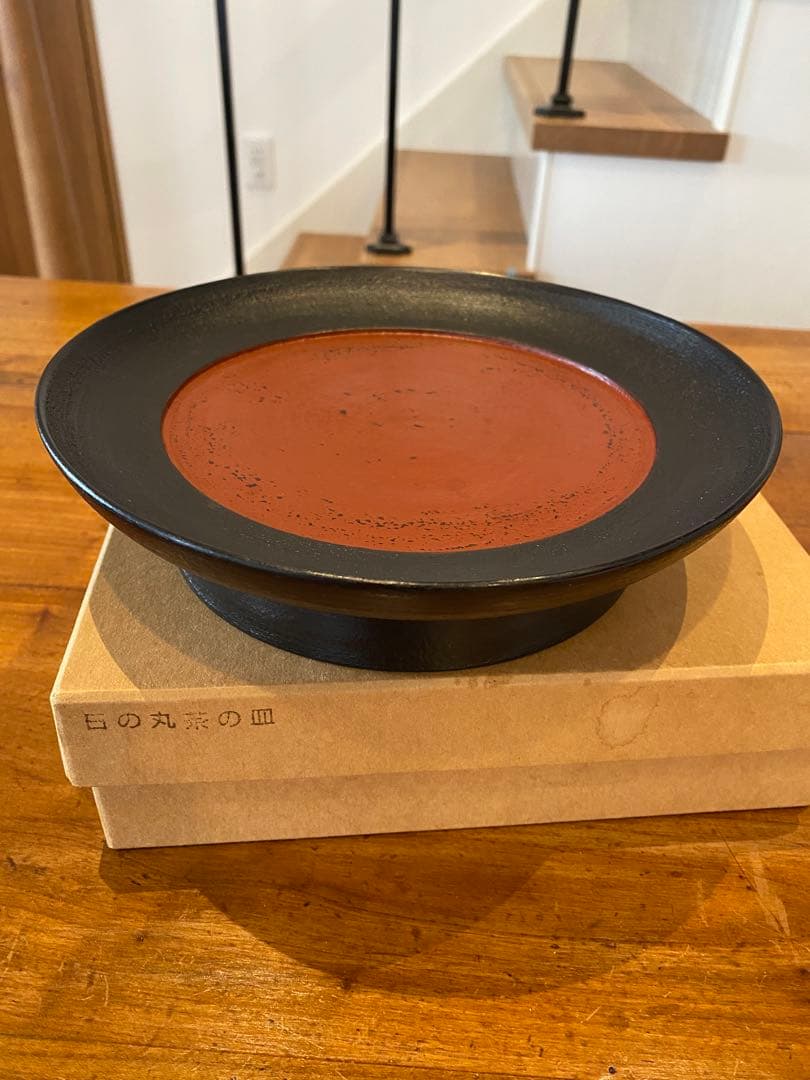 輪島 塗師 赤木明登氏の作品 日の丸 茶の皿 - メルカリ