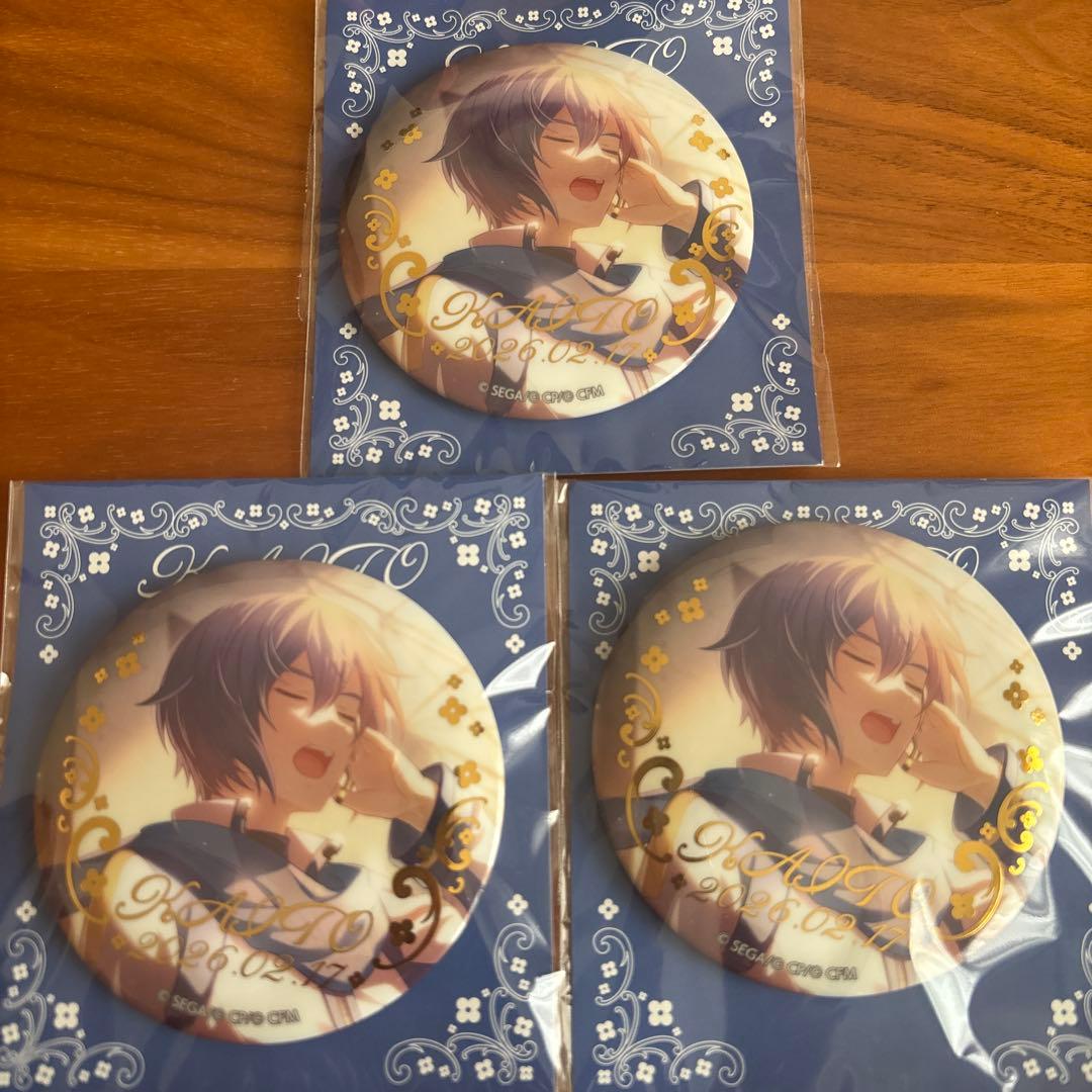 プロセカ バースデー 缶バッジ KAITO はぴこれ - メルカリ