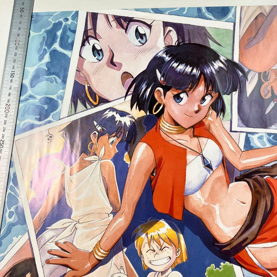 ふしぎの海のナディア CD購入特典 B2 ポスター イラスト 貞本義行
