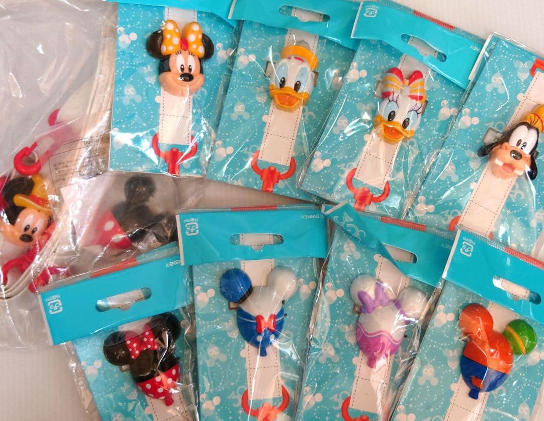 ディズニー　ディズニーランド30周年　ポップコーンバゲット　ストラップクリップ 東京 ディズニーランド 30周年 ポップコーンバケット ポップコーン