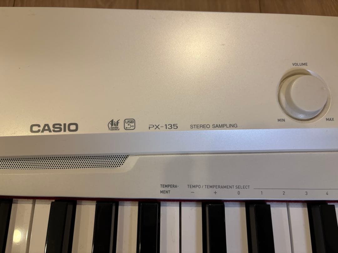 CASIO PX-135WE ホワイト電子ピアノ 美品 引取り限定 CASIO