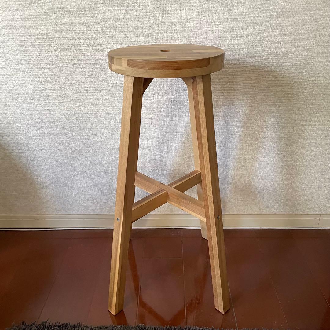 廃盤品 IKEA イケア SKOGSTA スコグスタ スツール 椅子 2脚 - メルカリ