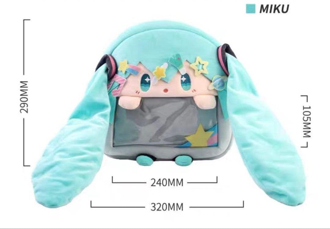 初音ミク 痛バッグ 痛バック リュック パンダ