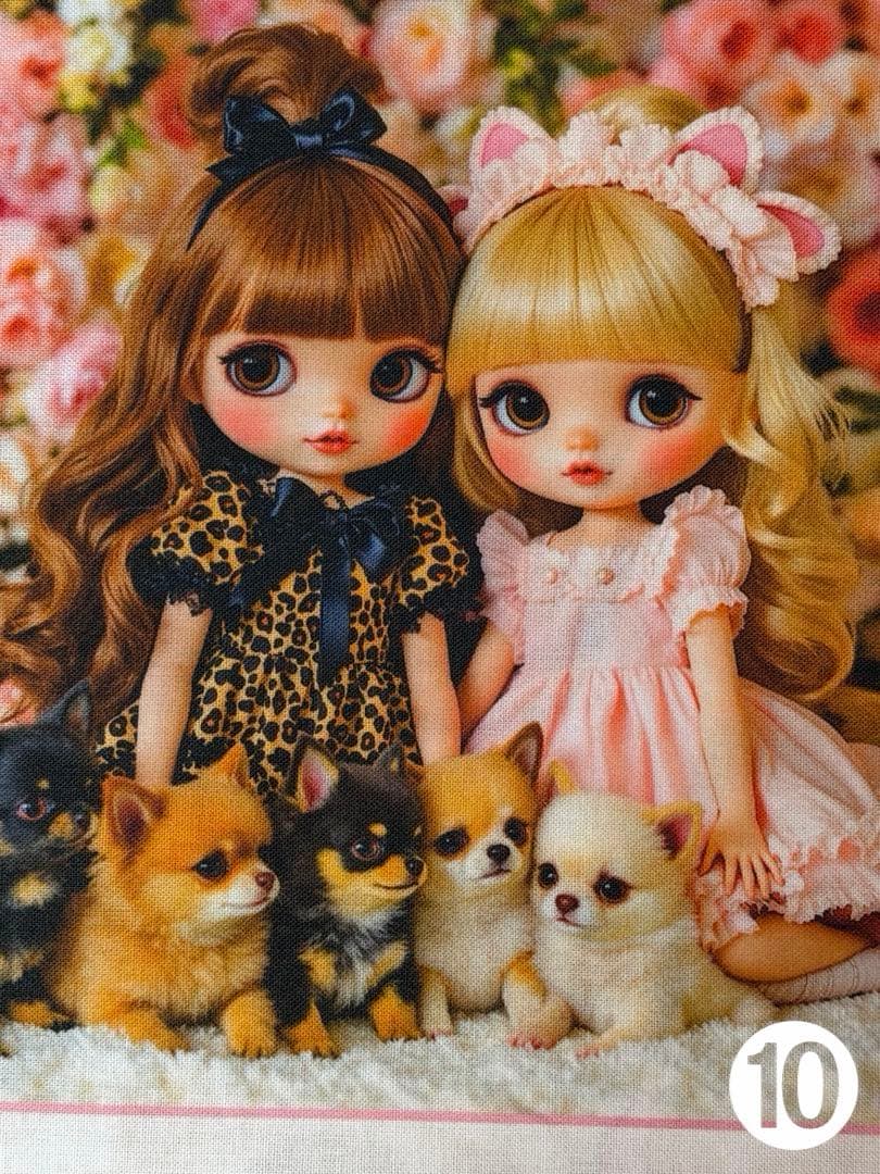 ♡ハンドメイドオーダーページ♡着物可愛い女の子＆二人の女の子パネル