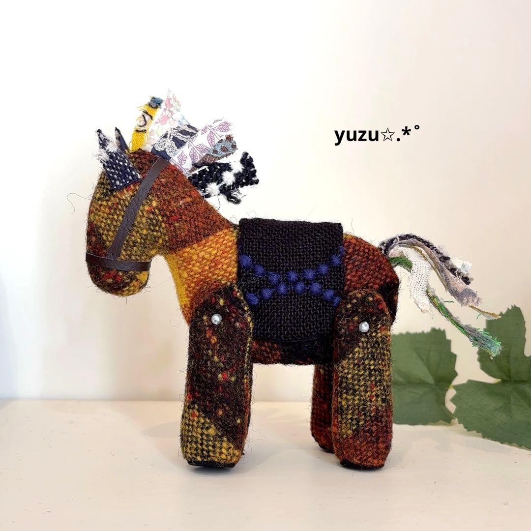 癒しを届けたいお馬ちゃん⚮̈﻿ 干支 馬 ぬいぐるみ ハンドメイド ミナ
