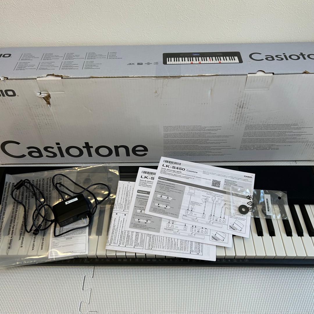 CASIO LK-S450 61鍵盤 電子キーボード CASIO 電子キーボード