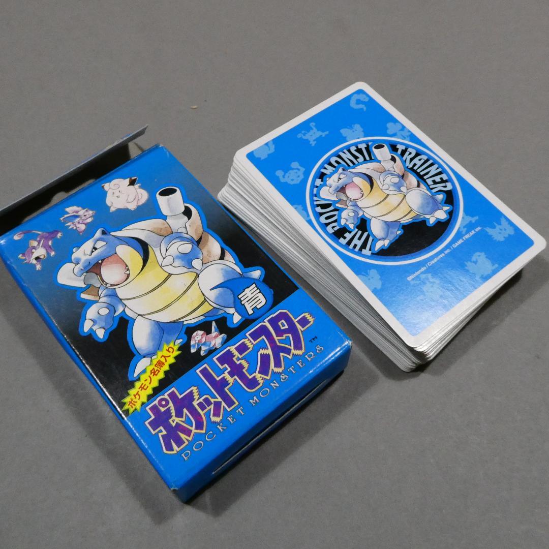 ポケットモンスター トランプ（青）初代◇54枚揃＋遊び方説明書