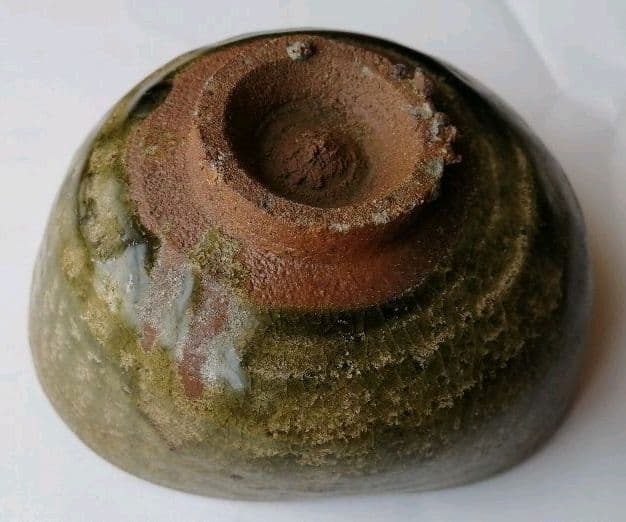 古唐津 小山路青手茶碗(発掘手)➂