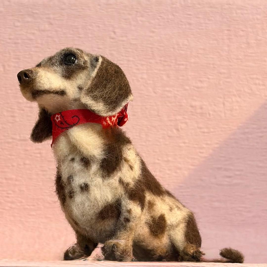 羊毛フェルト 犬 ハンドメイドオーダー受付中 - メルカリ