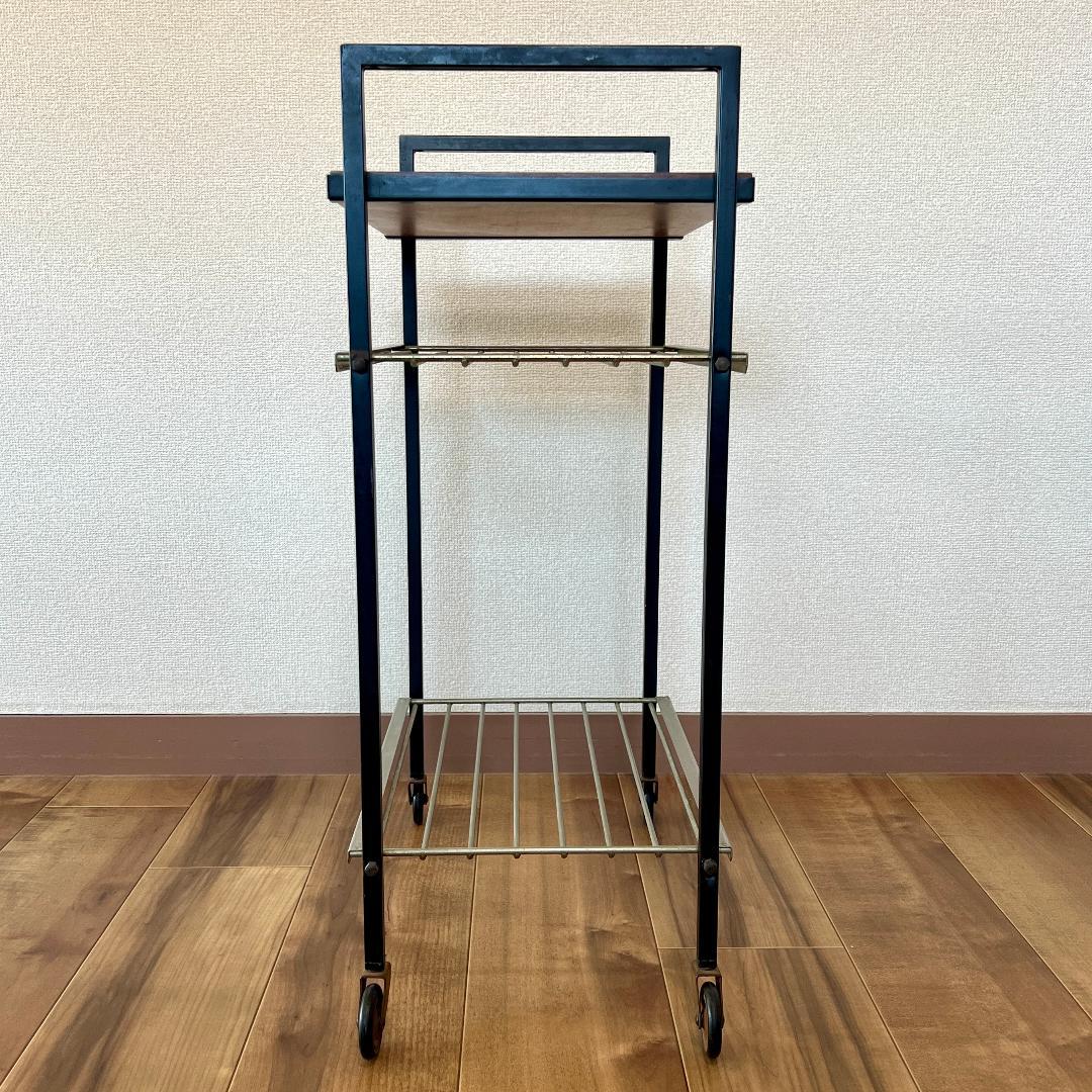 サイドテーブル オランダ製 ミッドセンチュリー キッチンワゴン カート
